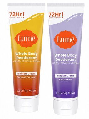 SEALED Lume Whole Body Deodorant Invisible Cream - .5oz